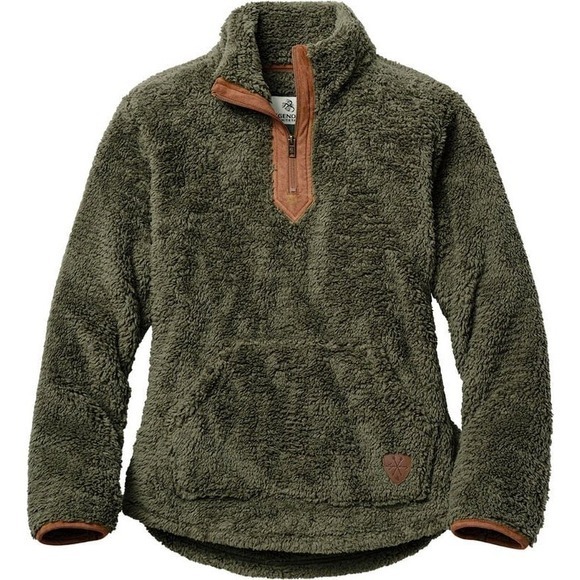 Legendary Whitetails Tops - Legendary Whitetails Womens Fuzzy Hide Fleece Pullover Army Green Medium NWT